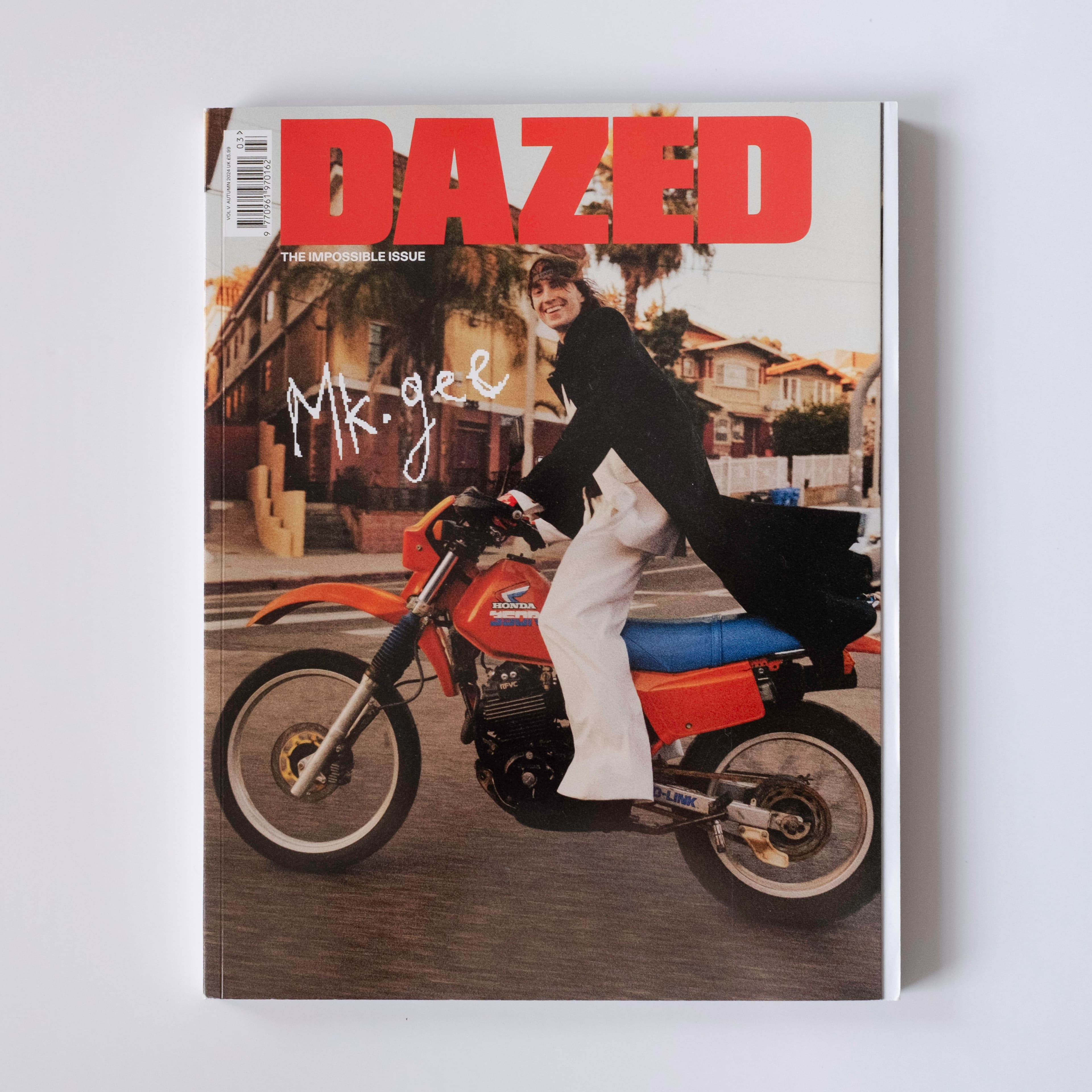 Mk.Gee on the cover of Dazed Magazine