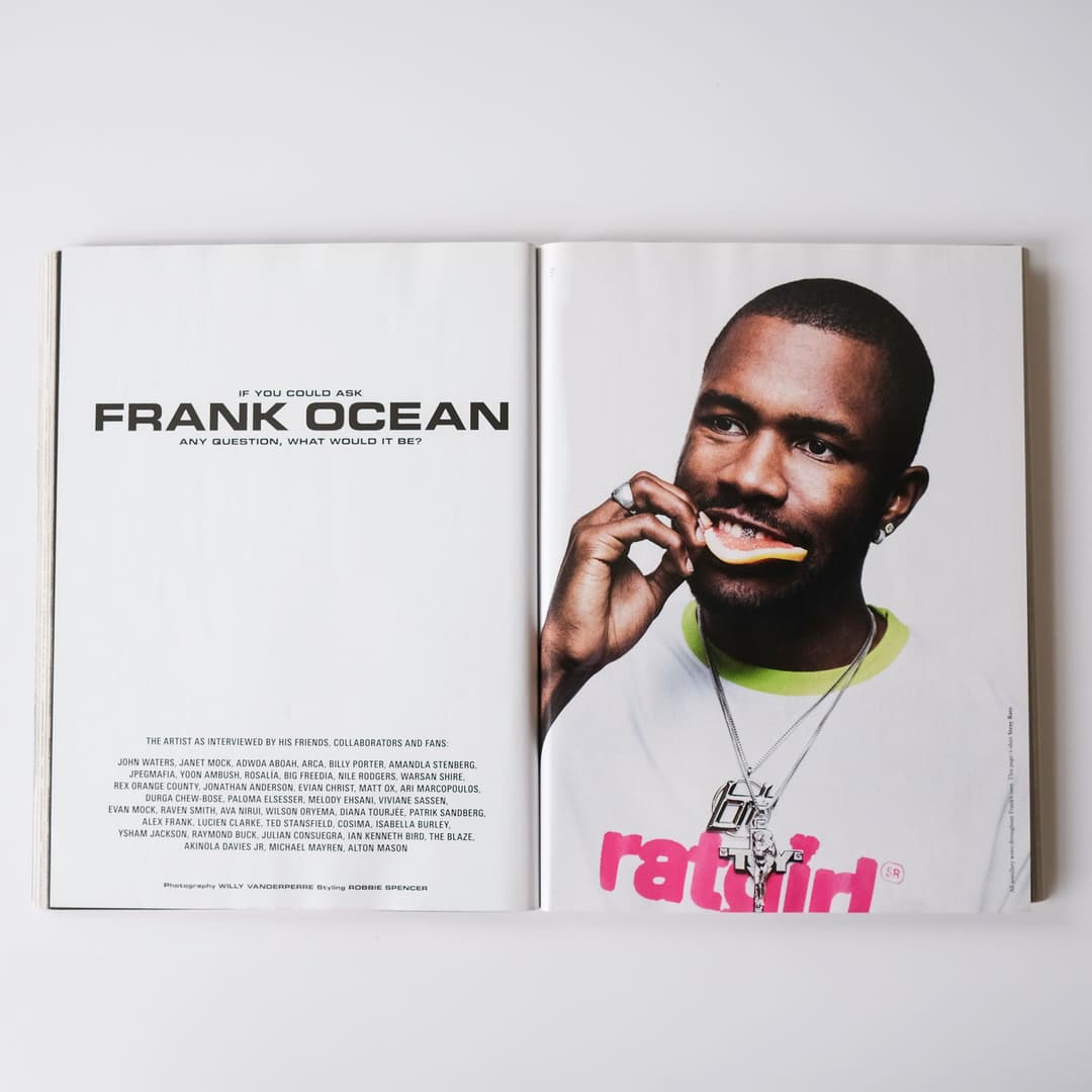 dazed magazine frank ocean